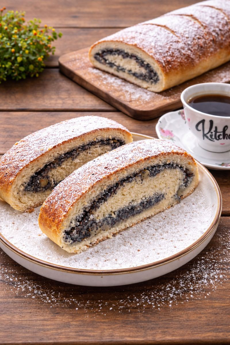 🥐Штрудла со афион и ореви — купечка верзија (мека и ароматична)