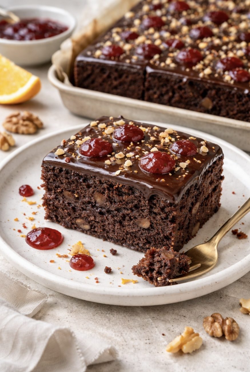 🍫 Rosehip Jam Cake